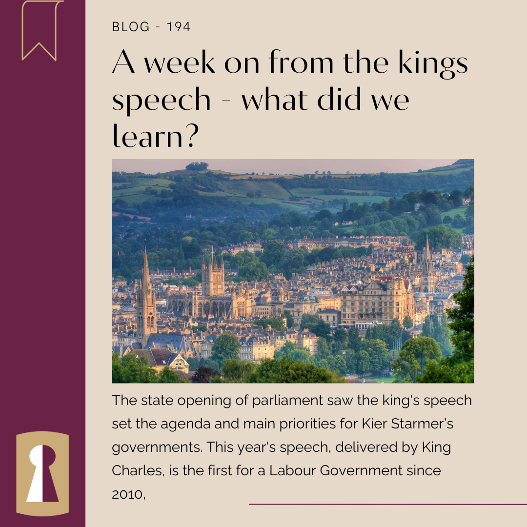 So, what did the King’s Speech tell us about the housing market?